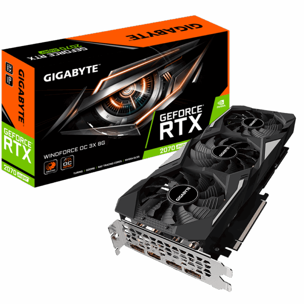 Gigabyte GeForce® RTX 2070 SUPER™ WINDFORCE OC 3X 8G