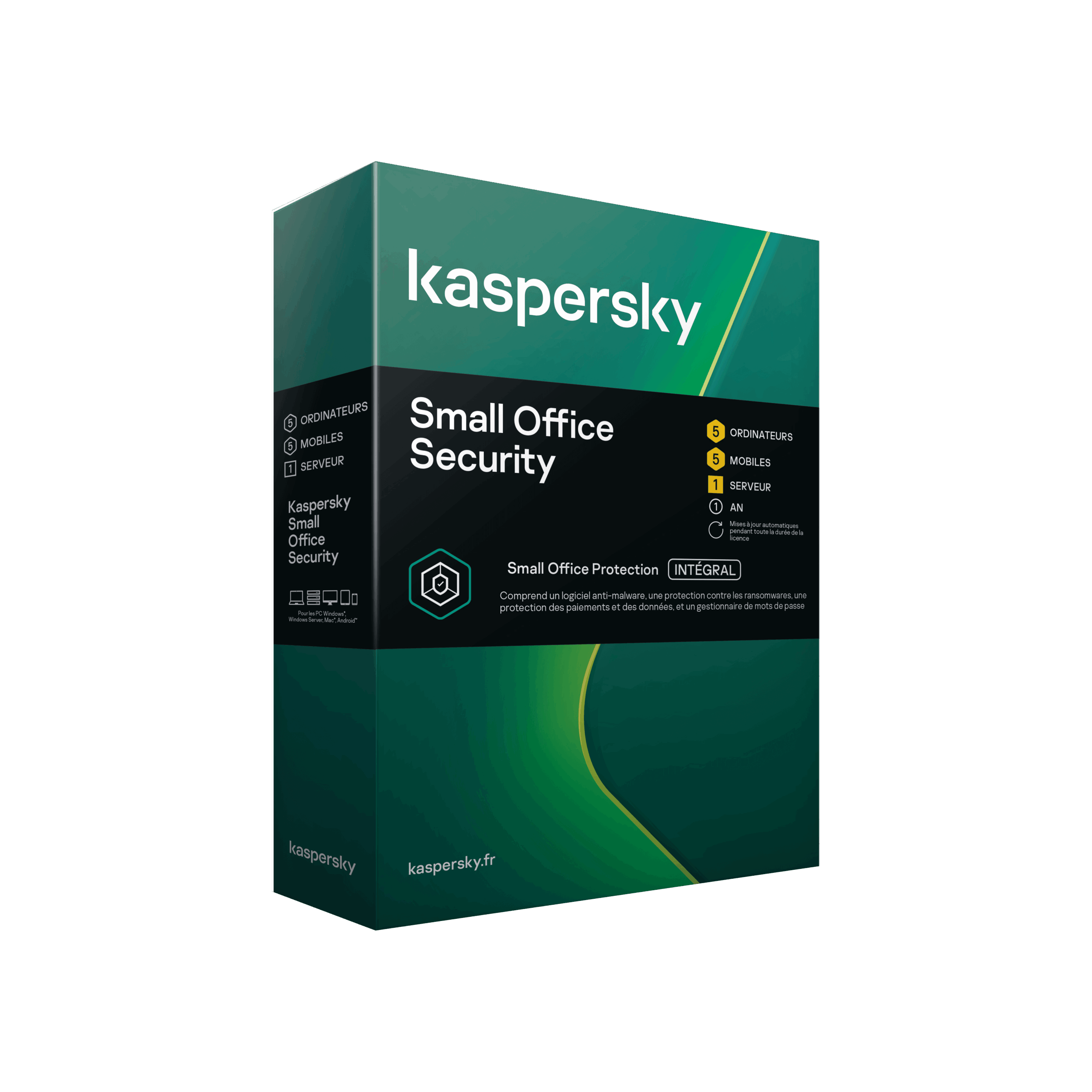 Kaspersky Small Office Security - 20 Postes - 2 Serveur - 1An
